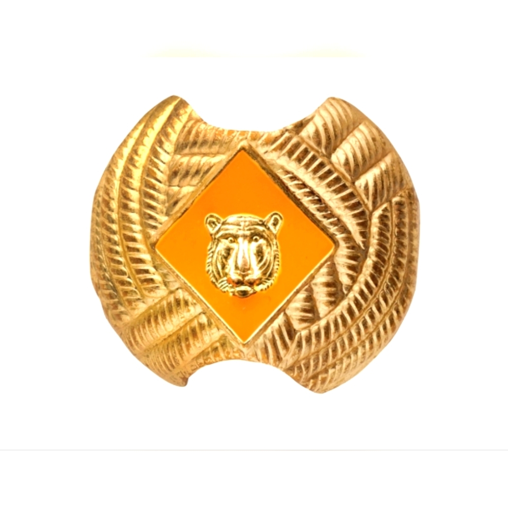 Official Cub Scout Tiger Rank Neckerchief Slide featuring Lion Rank Logo